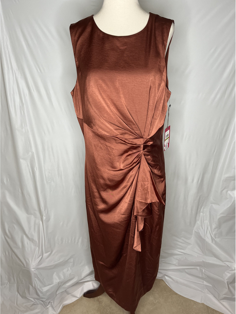 NWT Vince Camuto Women's Brown Dress Size 14
